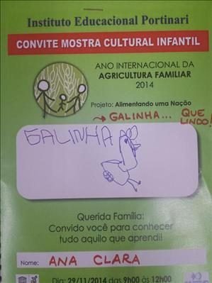 Amostra Cultural Infantil